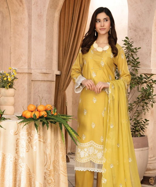 Abisha Shok Aday Emb Lawn-D03