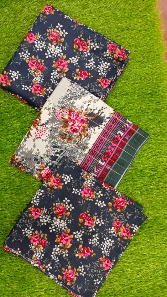 Bin Saeed Printed Khaddar-D03