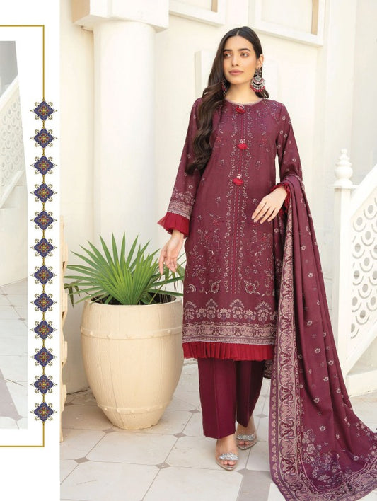 Abisha Emb Peach Winter-D03