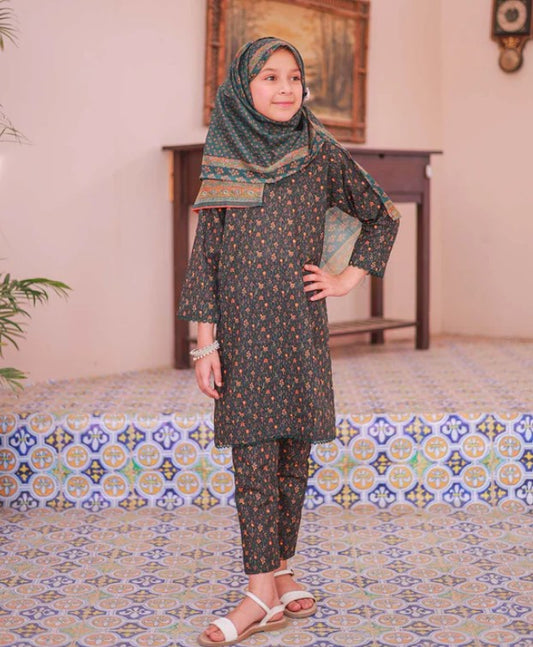 Shifa Stitched Kids Printed Lawn-SH-2514