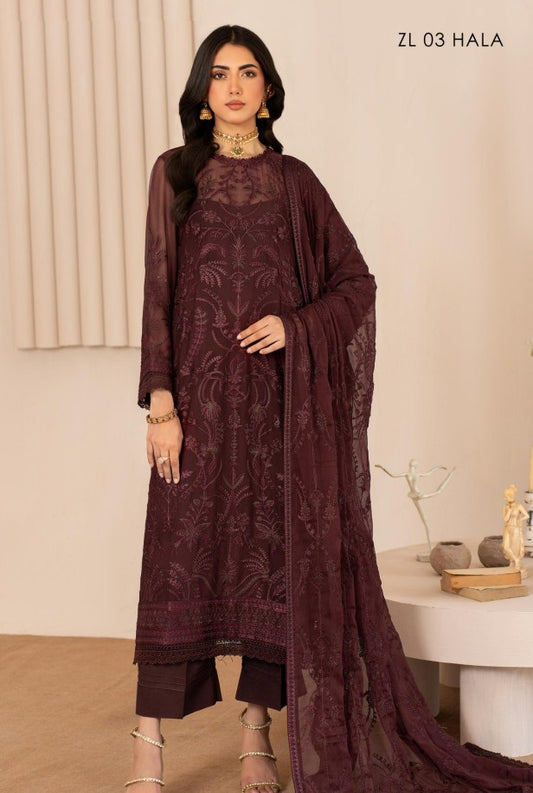 Zarif Thread Works Chiffon-D-03