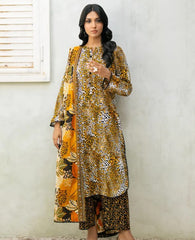 Regalia Stella Stitched 03 Pcs Lawn-D03