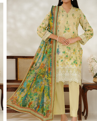 Aizal Ready To Wear 03Pcs Lawn-D651