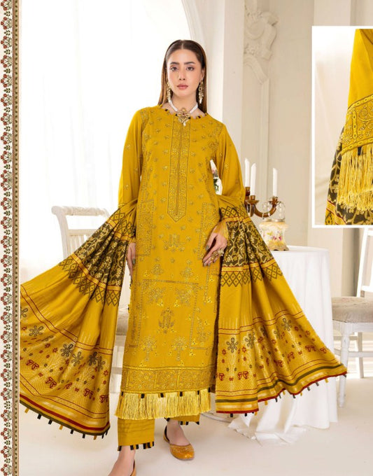 Rangoli Emb Dhanak-D03