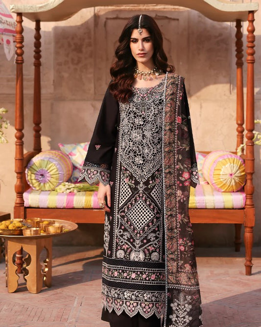 Mahnur Husn E Jahan Luxury Lawn-D03