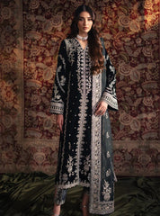 Qalamkar Velvet Edit-BK-03