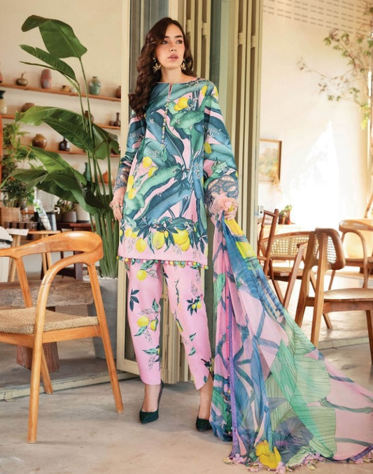M.Prints Summer Spring Lawn-D03B
