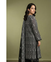 Regalia Black & White Lawn-D03