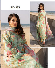 Riaz Arts Aafreen Laser Cut Lawn-AF170