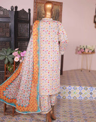 Sun Tex Stitched LaserKaari Lawn-D03