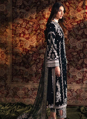 Qalamkar Velvet Edit-BK-03