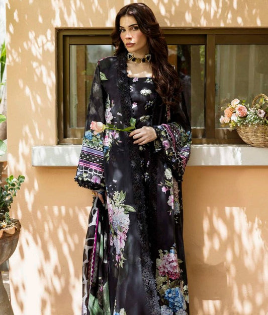 Elaf Prints With Chiffon Dupatta-D04A