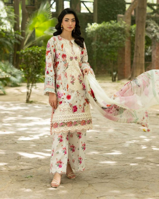 Elaf Signature Emb Lawn -ESG-4A