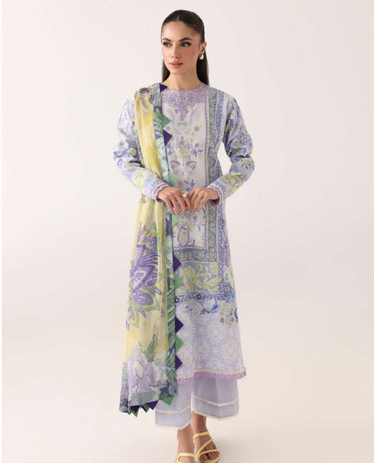 Roheenaz Rosette Lawn-D04B