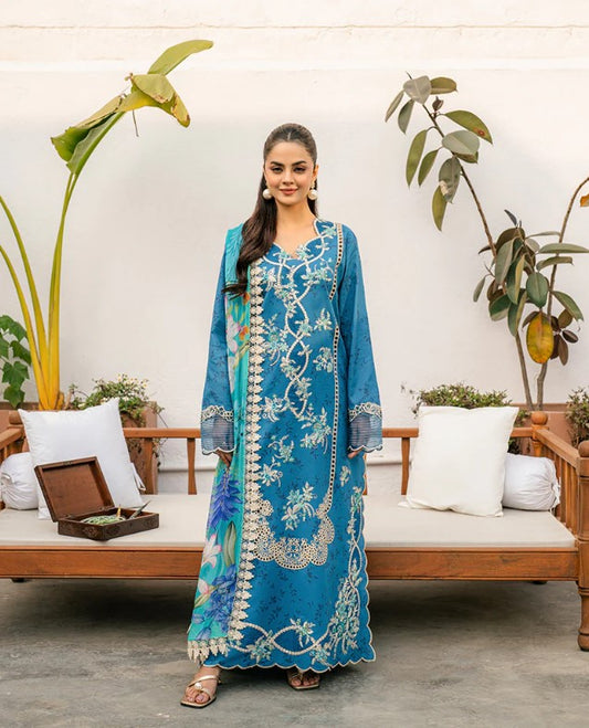 Roheenaz Aashiyana Emb Lawn-D04B
