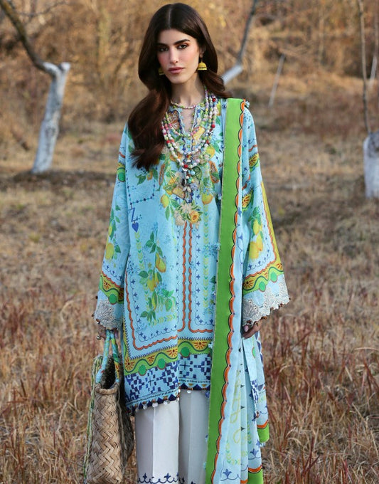Zaha Neelum Lawn-ZL25-04B