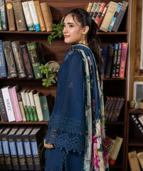 E Craft Chikankari Chiffon Dupatt-EEC-4B