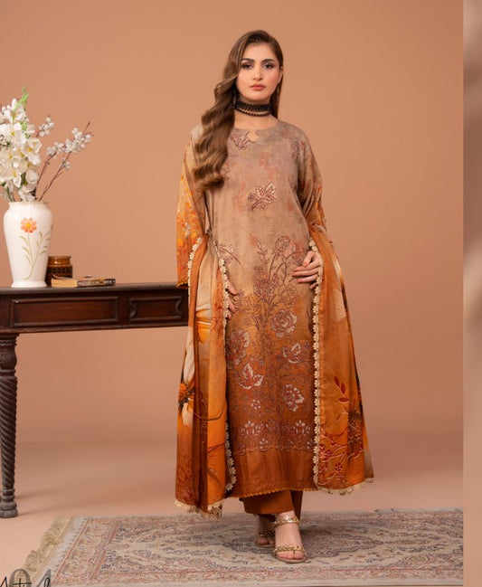 Hadia Rohana Luxury Emb Lawn-D04