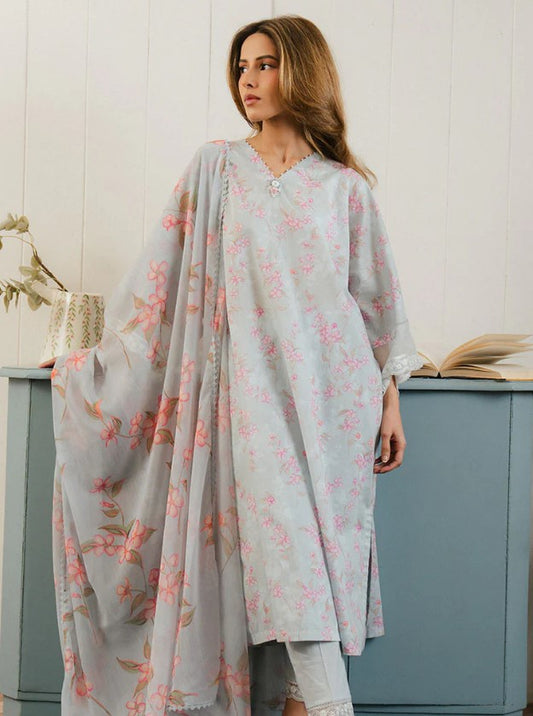 Cross Stitch Daily Wear Lawn-D04