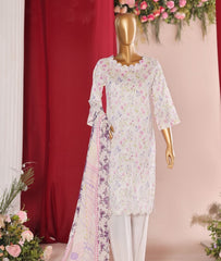 Mi Simply White Emb Lawn-D04