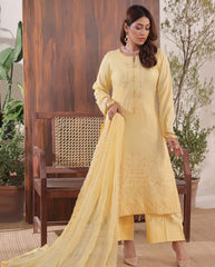 Soghat Emb Chikankari Lawn-D04