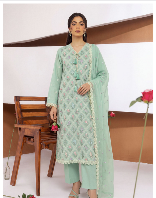 Soghat Nysa Chikankari Cambric-D04