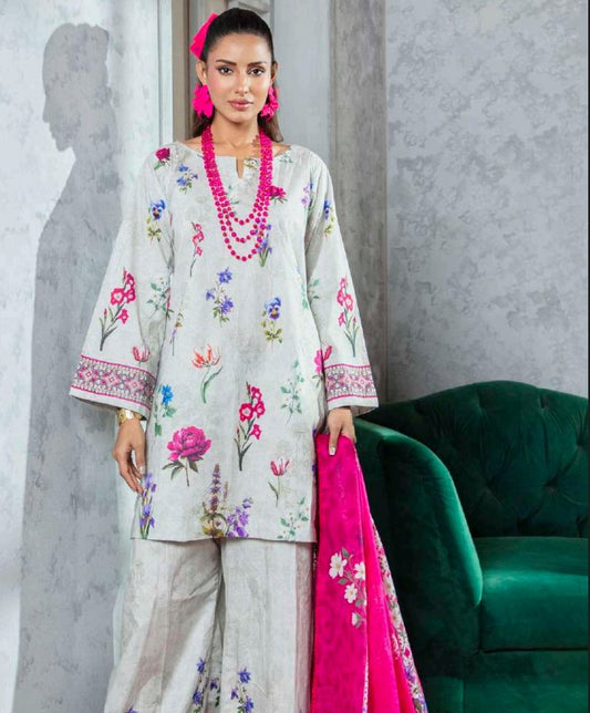 Al Zohaib Coco Cords Printed Lawn-D04
