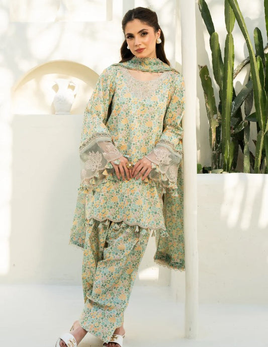 F&F Prints Lawn- ANIQA