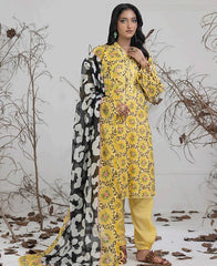 Salina Ready To Wear 03Pcs Cotton-D04