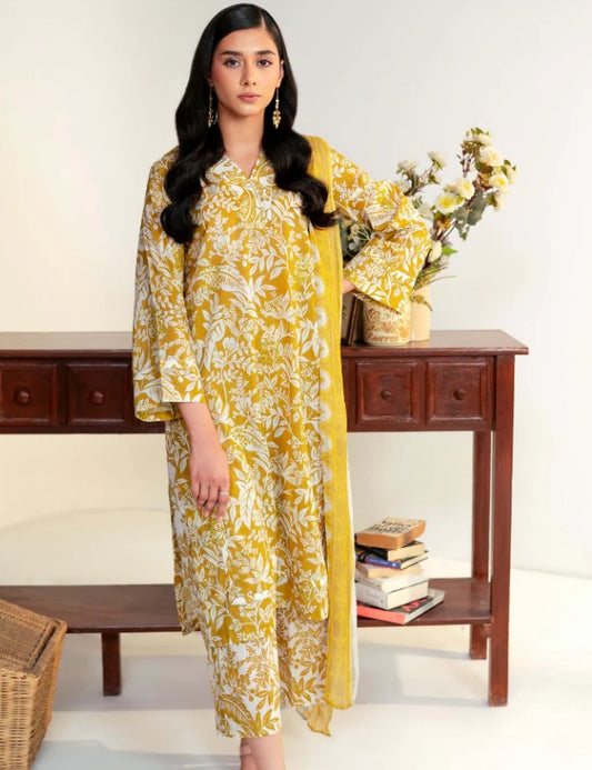 Hum Dum Rang E Bahar Emb Lawn-D04