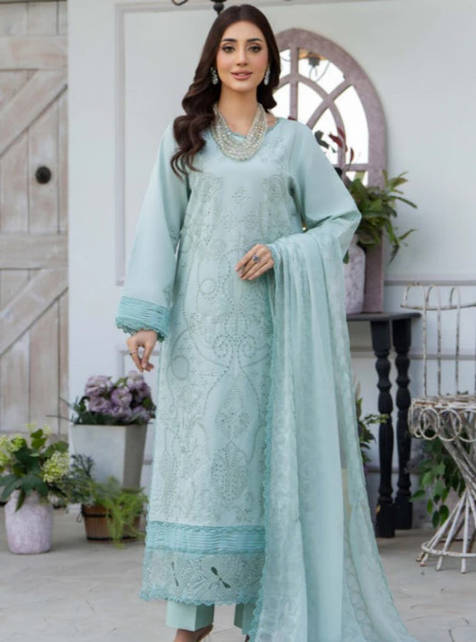 Humdum Aviva Emb Lawn-D04