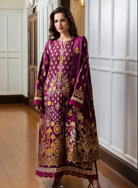 Mushq Seraph Jacquard Lawn-D04