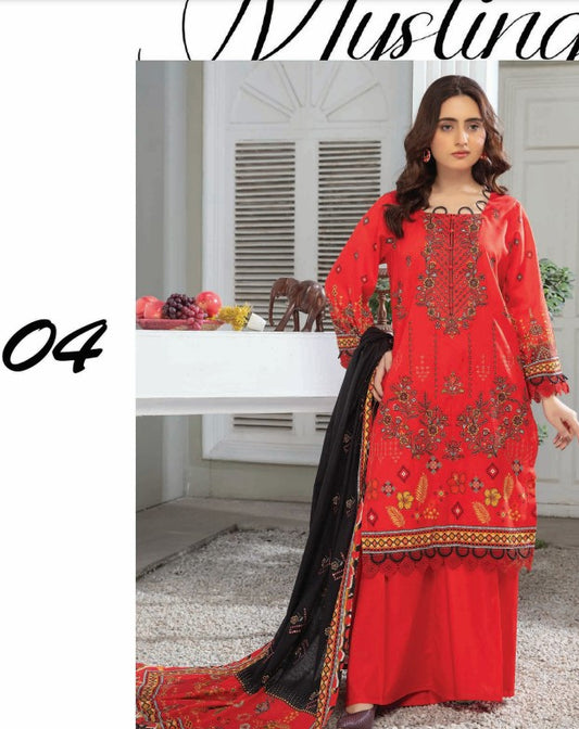 Chashni Embroidered Fancy Lawn-D04