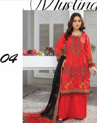 Chashni Embroidered Fancy Lawn-D04