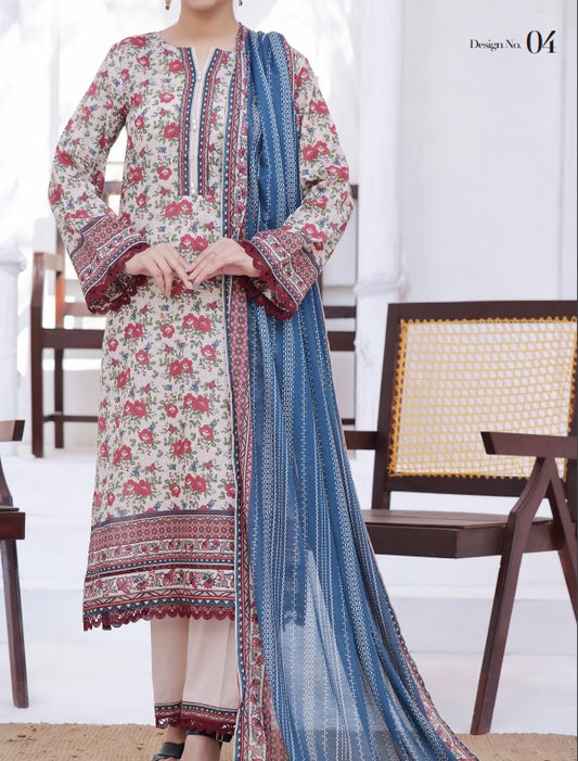 VS Tex Ayesha Alishba Lawn-D04