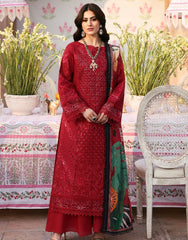 Mahnur Husn E Jahan Luxury Lawn-D04