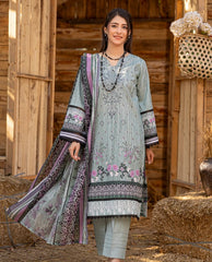 Abisha Jasmine Emb Lawn-D04