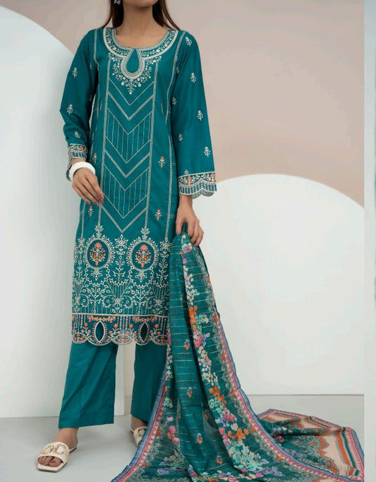 VS Anmol Emb Cambric-D1014