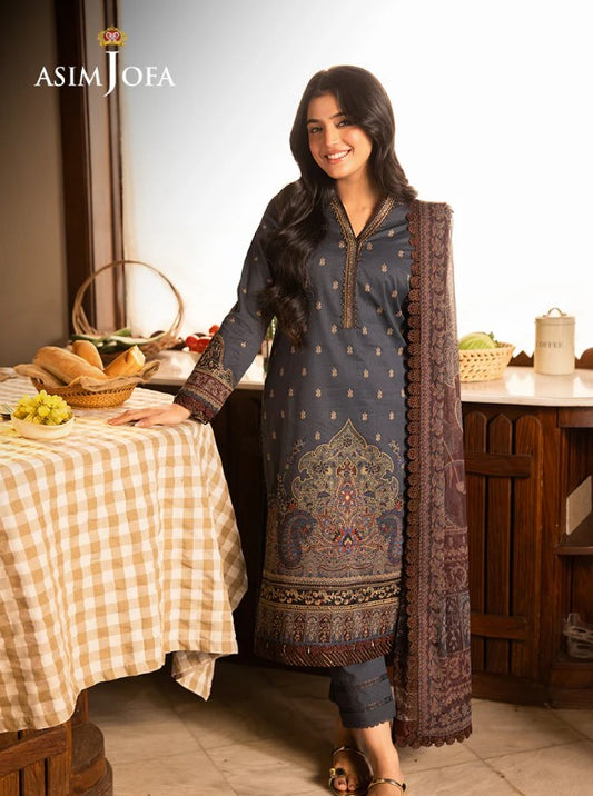 Asim Jofa Print Emb-AJUBJ-04