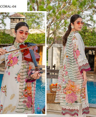 Coral Summer Basics Lawn -D04