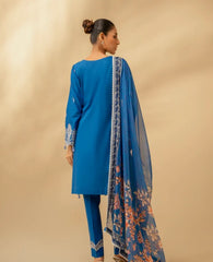 Zouj Chikankari Lawn-D04