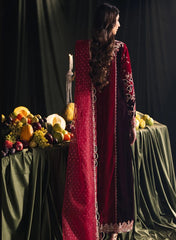 Qalamkar Velvet Edit-BK-04