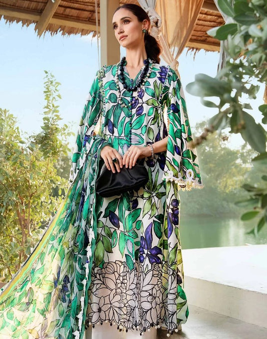 M.Prints Summer Spring Lawn-D05A