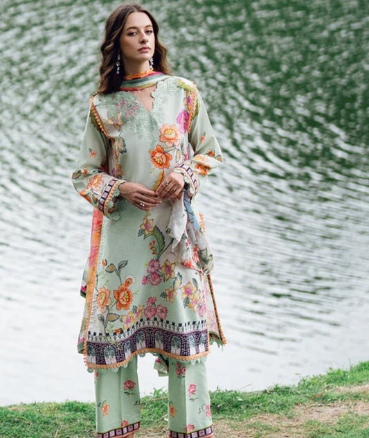 Roheenaz Garden Veil Lawn-D05A