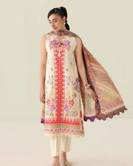 Roheenaz Rosette Lawn-D05A