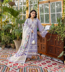 E Craft Chikankari Chiffon Dupatt-EEC-5A