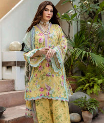 Elaf Prints With Chiffon Dupatta-D05B