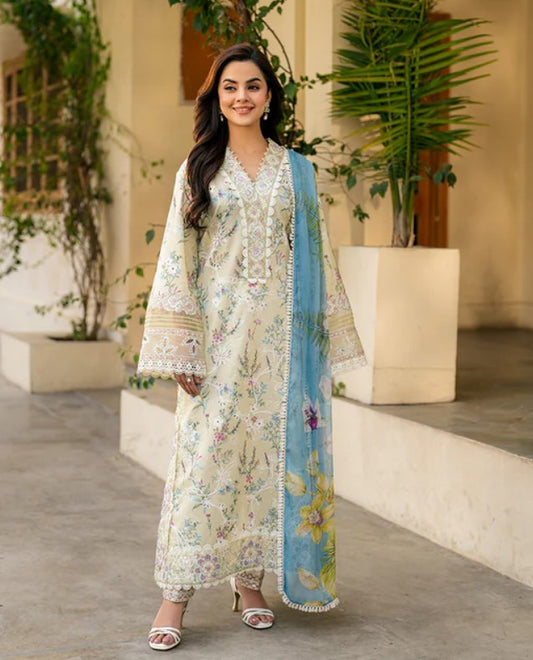Roheenaz Aashiyana Emb Lawn-D05B