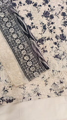 Riwayat Emb Lawn Chiffon Dupatta-D05