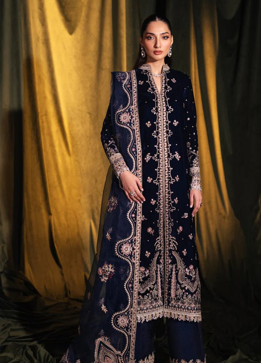 Qalamkar Velvet Edit-BK-05